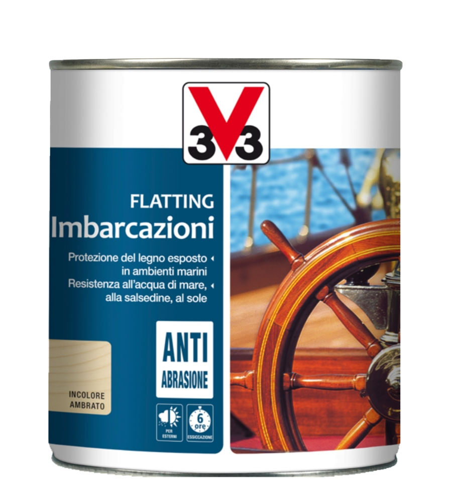 Flatting per imbarcazioni, colore brillante ambrato - 0,75 litri